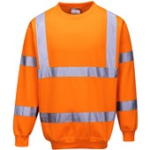 Portwest B303 Orange Hi Vis Sweatshirt 