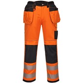 Portwest T501 PW3 Orange Polycotton Hi Vis Holster Work Trouser