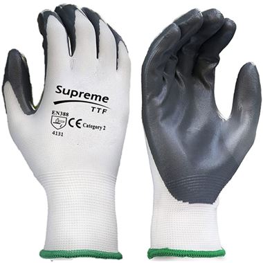 Supreme 103WG Grip Work Gloves with Nitrile Coating - 13g