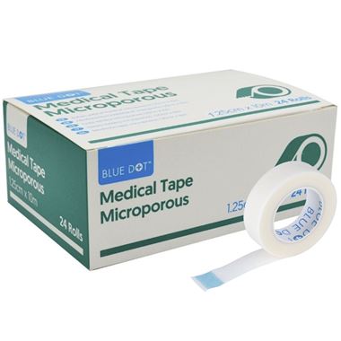 Microporous Tape 1.25cm x 10M (Box 24)