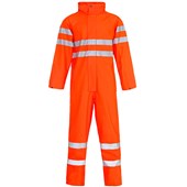 Supertouch Stormflex Orange Hi Vis Waterproof Coverall Supertouch Stormflex Orange Hi Vis Waterproof Coverall