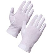 Supertouch Fitted Cotton Work Gloves - 20g (Pack 10)