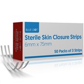 Sterile Skin Closure Strips 6mm x 75mm (Pack 150)