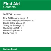 HSE Personal First Aid Kit in Bum Bag