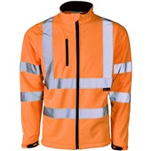 Supertouch Orange Hi Vis Softshell Jacket Supertouch Orange Hi Vis Softshell Jacket