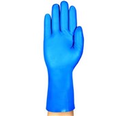 Ansell AlphaTec 37-501 Flexible Blue Nitrile Chemical Resistant Gauntlet 33cm
