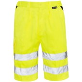 Supertouch Yellow Polycotton Hi Vis Shorts Supertouch Yellow Polycotton Hi Vis Shorts