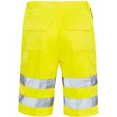 Supertouch Yellow Polycotton Hi Vis Shorts