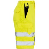 Supertouch Yellow Polycotton Hi Vis Shorts