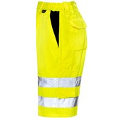 Supertouch Yellow Polycotton Hi Vis Shorts