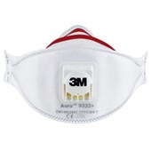 3M 9332+ Aura FFP3D Valved Fold Flat Disposable Masks (Pack 10)