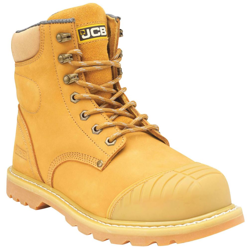 JCB 5CX+ Honey Side Zip Safety Boot 