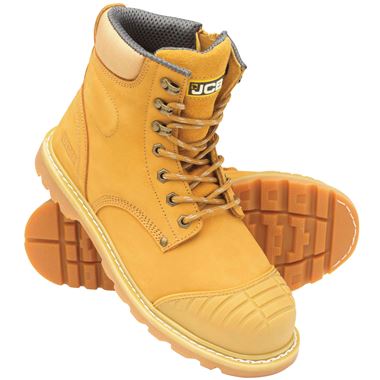 safety boots with side zip