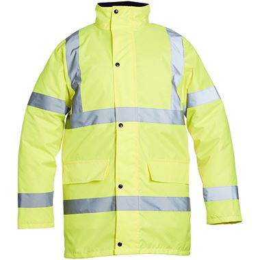 Blackrock Yellow Padded Waterproof Hi Vis Jacket