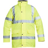 Blackrock Yellow Padded Waterproof Hi Vis Jacket