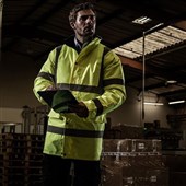 Blackrock Yellow Padded Waterproof Hi Vis Jacket