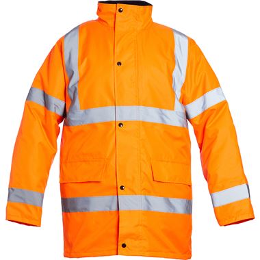 Blackrock Orange Padded Waterproof Hi Vis Jacket