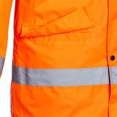 Blackrock Orange Padded Waterproof Hi Vis Jacket