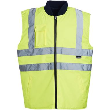 Blackrock Yellow Hi Vis Reversible Bodywarmer