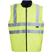 Blackrock Yellow Hi Vis Reversible Bodywarmer
