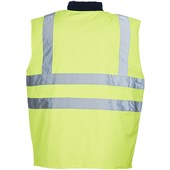 Blackrock Yellow Hi Vis Reversible Bodywarmer
