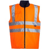 Blackrock Orange Hi Vis Reversible Bodywarmer