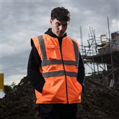 Blackrock Orange Hi Vis Reversible Bodywarmer