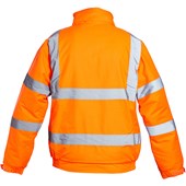 Blackrock Orange Padded Waterproof Hi Vis Bomber Jacket