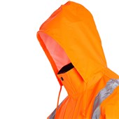 Blackrock Orange Padded Waterproof Hi Vis Bomber Jacket