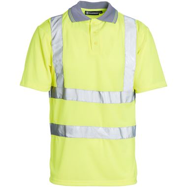Blackrock Yellow Hi Vis Polo Shirt