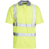 Blackrock Yellow Hi Vis Polo Shirt