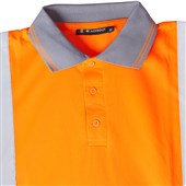 Blackrock Orange Hi Vis Polo Shirt