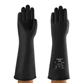Ansell AlphaTec 87-104 Heavy Duty Rubber Chemical Resistant Gauntlet 43cm Ansell AlphaTec 87-104 Heavy Duty Rubber Chemical Resistant Gauntlet 43cm