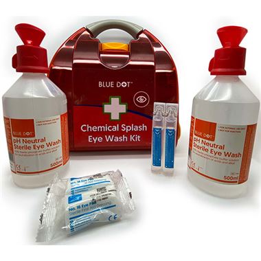 PH Chemical Eye Wash Kit (2 x 500ml Bottles)