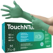 Ansell TouchNTuff 92-500 Lightly Powdered Nitrile Disposable Gloves AQL1.5 (Box 100)