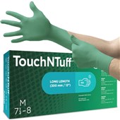 Ansell TouchNTuff 92-605 Long-Cuffed Powder Free Nitrile Disposable Gloves AQL1.5 (Box 100)