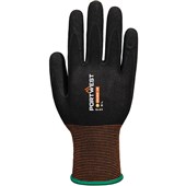 Portwest A375 GP18 Nitrile Double Dip Grip Glove with Sandy Nitrile Coating - 18g 