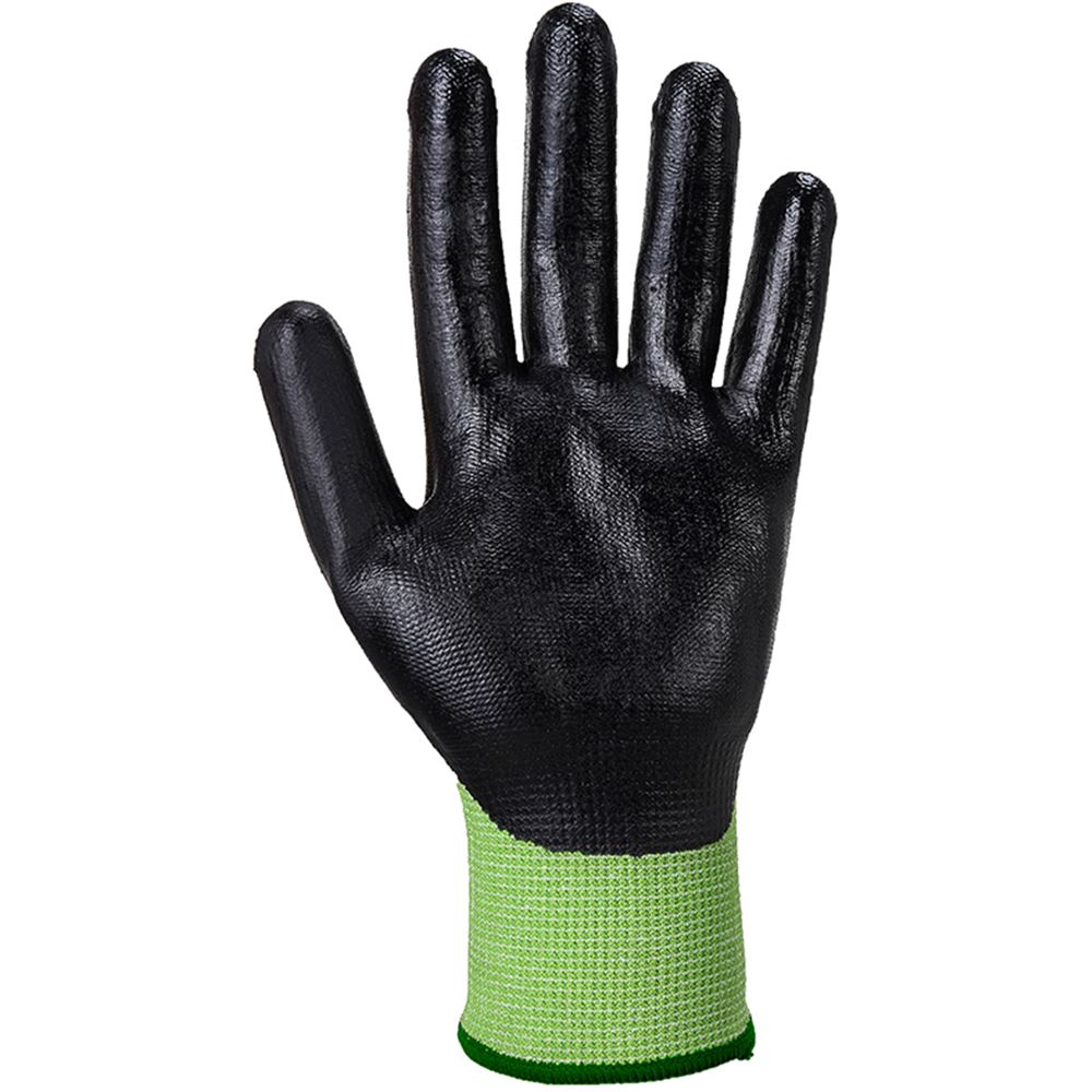 Portwest A645 Green Cut D Nitrile Gloves | SafetecDirect.co.uk