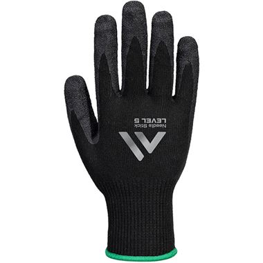 Portwest A793 Needle Resistant Cut F Glove with Crinkle Latex Coating - 10g