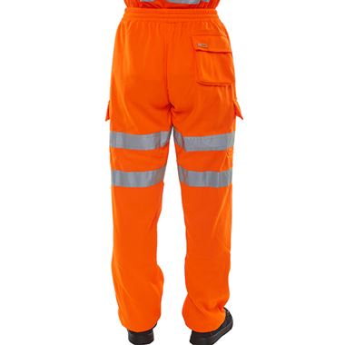 hi vis orange joggers