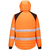 Portwest CD863 WX2 Orange Eco Friendly Hybrid Padded Hi Vis Baffle Jacket