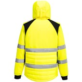 Portwest CD863 WX2 Yellow Eco Friendly Hybrid Padded Hi Vis Baffle Jacket