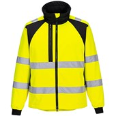 Portwest CD875 WX2 Yellow Eco Friendly Hi Vis Softshell Jacket (2L)