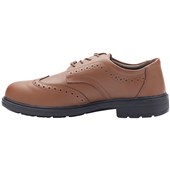 Blackrock CF37 Brown Composite Metal Free Water Resistant Brogue Safety Shoe S3L FO SR ESD