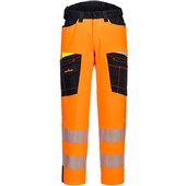 Portwest DX453 DX4 Orange Stretch Hi Vis Service Trouser