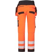 Portwest DX454 DX4 Orange Stretch Detachable Holster Pocket Hi Vis Craft Trouser