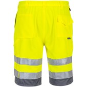 Portwest E043 Yellow Polycotton Hi Vis Shorts