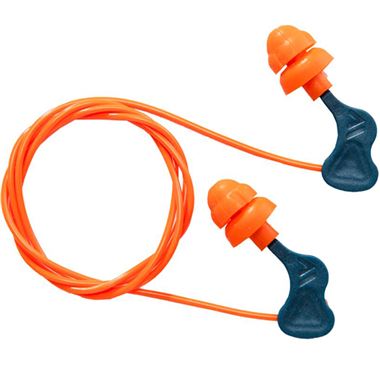 Portwest EP23 Easy Fit TPR Corded Ear Plugs in Storage Container (50 Pairs) - SNR 28dB