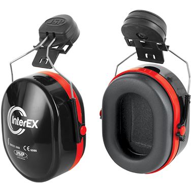 JSP InterEX Helmet Mounted Ear Defenders AEK020-005-400 - SNR 28dB