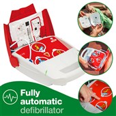 Wall Mounted Defibrillator Station with FRED PA-1 Automatic AED